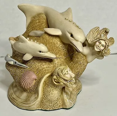 Mermaid Trinket Box From S.I.A.B. England  - Rare • $174.99