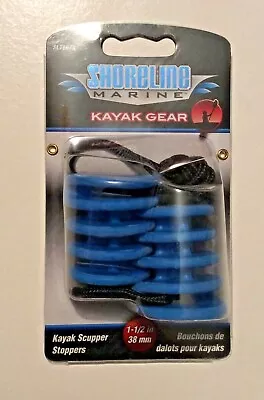 Shoreline Marine Kayak Scupper Stoppers Fits Most 1 1/2  Kayak Scuppers NEW! • $8.98