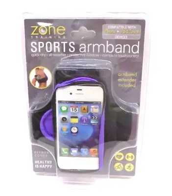 Zone Sports Armband IPhone 1 2 3 4 5 And IPod Touch Exercise Cell Phone Strap • $6.99