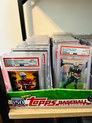 Nfl Mystery! 2 Guaranteed Psa Bgs Sgc Slabs 2 Autos 25 + Cards! #1 On Ebay! • $94.99