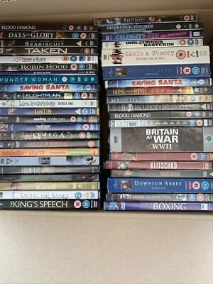 £9.99 • Buy 40+ New And Sealed DVD JobLot- I.Robot Downtown Abbey Hellraiser Guardians Etc