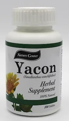 Yacon 500 Mg 100% Natural (100 Capsules ) • $17.99