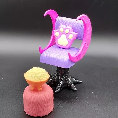 Monster High G3 Creepover Bedroom Playset Chair Popcorn Snack Footstool Pillow • $9.99