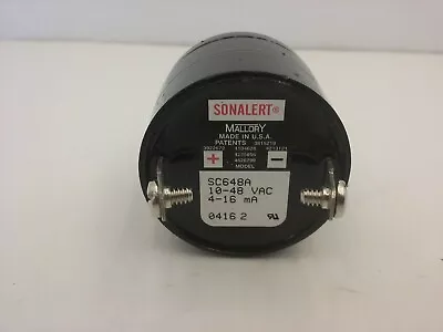 $29.96 • Buy MALLORY SONALERT SC648A PIEZO ALARM 10-48V DC  4-16mA PANEL MOUNT NNB