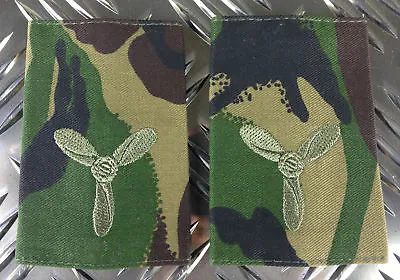 Genuine British Army Woodland Camo SENIOR AIRCRAFTMAN Rank Slides/Epaulettes NEW • $8.81