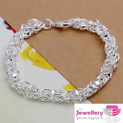 925 Sterling Silver Longtou Multi Hoop Bracelet Jewellery Womens Ladies Gifts  • £5.35