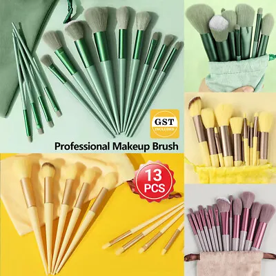 13pcs Professional Makeup Brush Set Foundation Blusher Cosmetic Make-up Brushes • $7.28