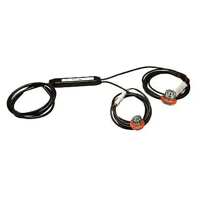 $275.74 • Buy Plug IN Mount Dual Head White Led Hideaway Strobe Light Kit