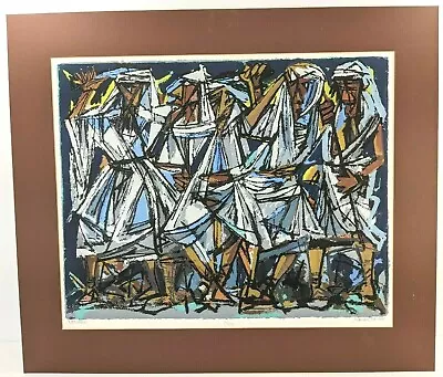 Marcel Janco Maccabim Hand Signed Numbered Lithograph Print Dada 73/150 • $450