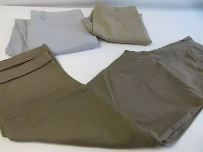 LOT Of 3 Mixed Colors Lands' End Men's Tailored Fit Chino Pants 35x30 • $45