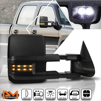 For 03-07 Silverado/Sierra Powered+Heated Towing Mirror+Smoked LED Signal Right • $75.89