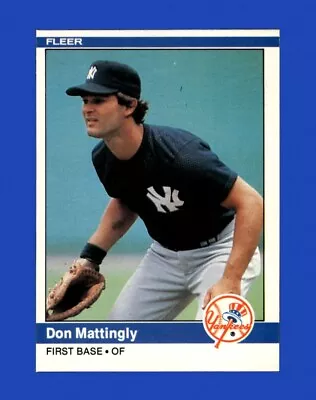 1984 Fleer Set-Break #131 Don Mattingly RC NR-MINT *GMCARDS* • $0.79