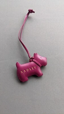 £8.55 • Buy Radley London Leather Dog Bag Charm Key Ring With Lead   🌹 FREE UK P&P For 5