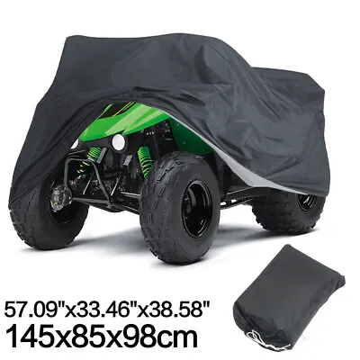 Youth ATV Cover Storage Waterproof Dust Rain Protector For Kawasaki KFX 50 80 90 • $17.59