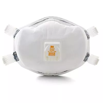 3M Particulate Respirator 8233 N100 Cool Flow Exhalation Valve Adjustable • $25.28