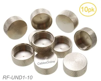 10-Pack Protective Metal Covers For UHF Female SO-239 And Female N-Type Jacks • $8.98