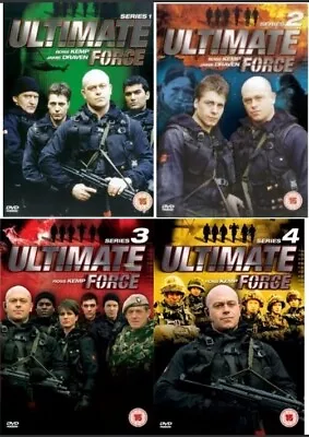 Ultimate Force- The Complete Collection DVD Ross Kemp Season 1 2 3 4 • £24.90