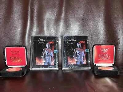 Michael Jackson History Book 1 Disc 1 & 2 Gold & Silver Coin MiniDiscs • $399.99