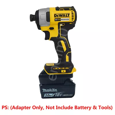 Makita 18V BL18(Series) Li-ion Battery To Dewalt 20V(Max) Coreless Tools Adapter • $19.65