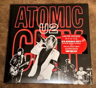 U2 - Atomic City Live At Sphere Las Vegas - 2024 RSD 10” Vinyl Single Red Color • $48.95