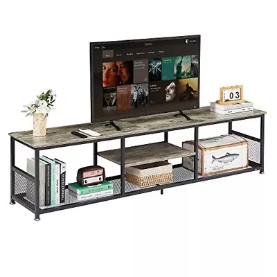 Industrial Tv Stand For Televisions Up To 80 Inch 70  Entertainment Center With  • $131.88