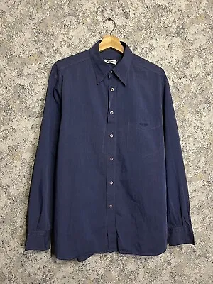 Men’s Moschino Jeans Vintage Button Up Shirt Logo • $40