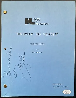 Michael Landon Autographed Signed Highway To Heaven Final Episode Script JSA COA • $600