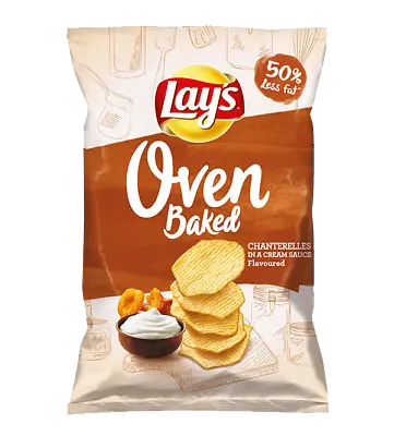 LAYS Oven Baked Chanterelles & Cream Mushroom Flavor Potato Chips 110g 3.8oz • £15.41