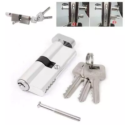 Superior Thumb Turn Cylinder Lock Anti Snap Bump High BEST Door Barrel Eur K0U5 • $13.73