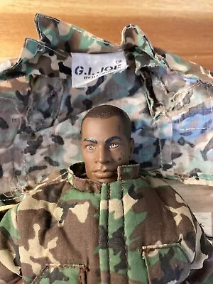 Vintage Hasbro G.I Joe 1996 African American 12  Doll With Camouflage Outfit • $34.99