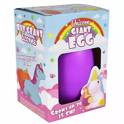 £5.39 • Buy GIANT JUMBO Unicorn Egg Grow Hatch Fun Hatchimals Kids Christmas Gift Toy PURPLE