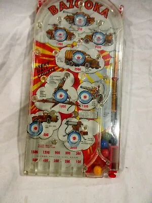 Vintage Marx Bazooka Bagatelle Table Top Pinball Game • $14.99