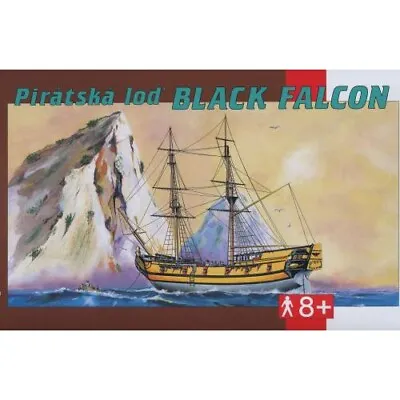 Black Falcon Pirate Ship Frigate (1/120 Plastic Model Kit Smer 0901) • $11.95