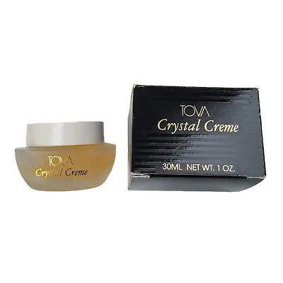 Vintage TOVA Crystal Creme Cream 1 Oz Jar W/ Box NEW • $5