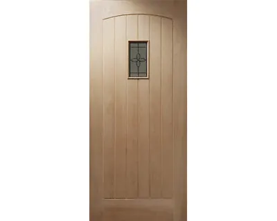 Oak External Door Croft 45mm Various Sizes Decorative DG Unit Unfinished • £249