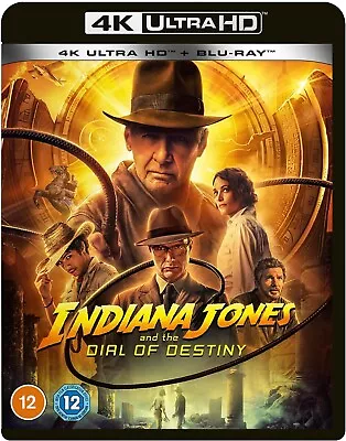 INDIANA JONES And The DIAL OF DESTINY New 4K ULTRA HD + BLU RAY Region Free • $69.95