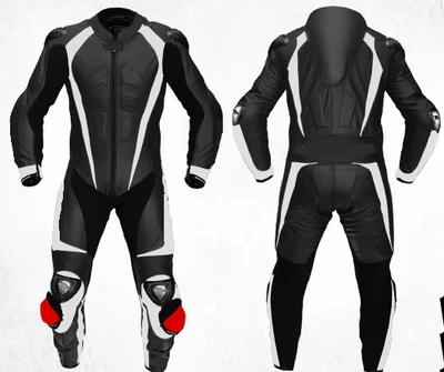 $281.44 • Buy Mens A Grade Leather Motorcycle 1PC Suit Motorbike Rider Racing Armour Sports AB