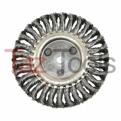 6  Coarse Knotted Knot Wire Wheel Brush For Bench Grinder 9000 Rpm • $15.92