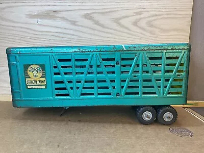 Vintage Structo Green Cattle Farms Toy  Trailer • $42