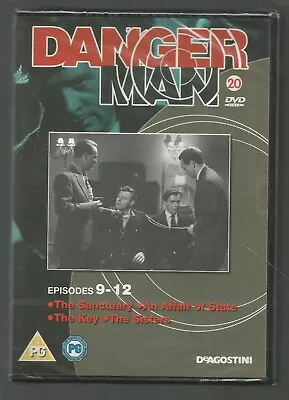 DANGER MAN - EPISODES 9-12 - UK REGION 2 DVD - Sealed/new - PATRICK MCGOOHAN • £5.49