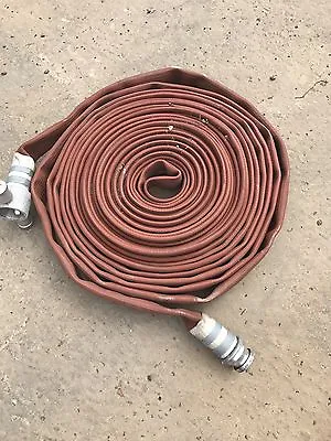 £23 • Buy Fire Hose, Pump ,flood Defence, 1.5   Dia X 17M Long With 1.5” Quick Connects