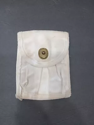 Vintage WW2 WWII White USN/USMC 45cal Ammo Pouch 1 Per Purchase  • $10
