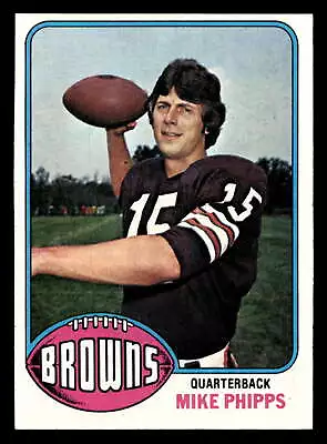 1976 Topps #346 Mike Phipps Near Mint Browns • $1