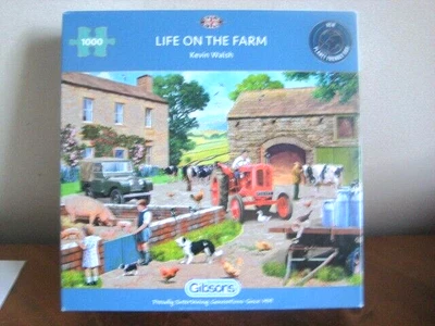 £6 • Buy 1000 Piece Jigsaw Puzzle. Life On The Farm. Complete. Gibsons