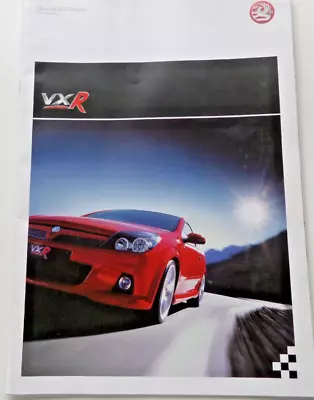 Vauxhall VXR Sales Brochure Ed 1 07 Astra Meriva Zafira Vectra Monaro Inc Spec's • $18.93