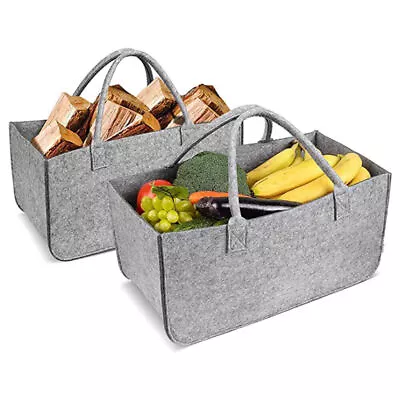 2X Baby Diaper Organizer Storage Bag Caddy Felt Changing Nappy Kids Carrier Bag • £12.62