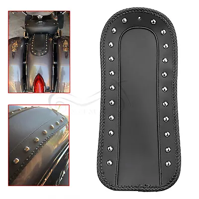 Motorcycle Black Rear Fender Bib Solo Seat For Indian Chief Dark Horse Chieftain • $24.98