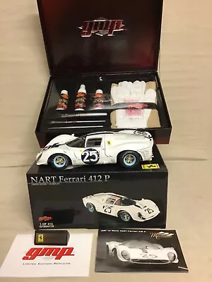 NART FERRARI 412P #25 TEST VERSION  412pc 1967 1/18 G1804116 GMP FREE DETAIL Kit • $499.99