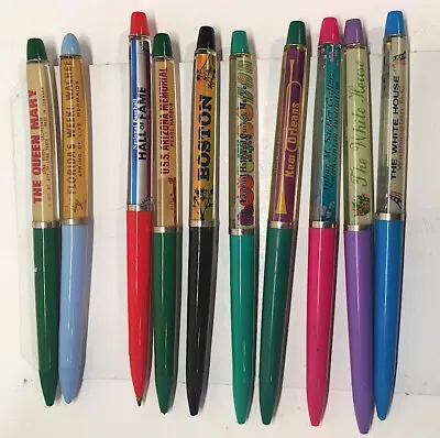 Lot 10 Floaty Pens Washington DC New Orleans Boston Pearl Harbor Queen Mary • $30