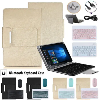 Bluetooth Keyboard Case Mouse For Samsung Galaxy Tab S9 S8 S7 S6 Lite A8 Tablet • £15.99